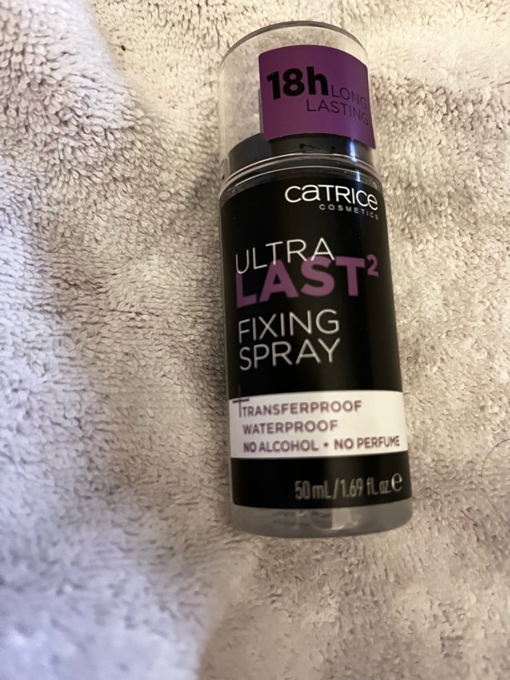 Catrice Ultra Last² Fixing Spray — Purple Long-Lasting Makeup Setting Spray